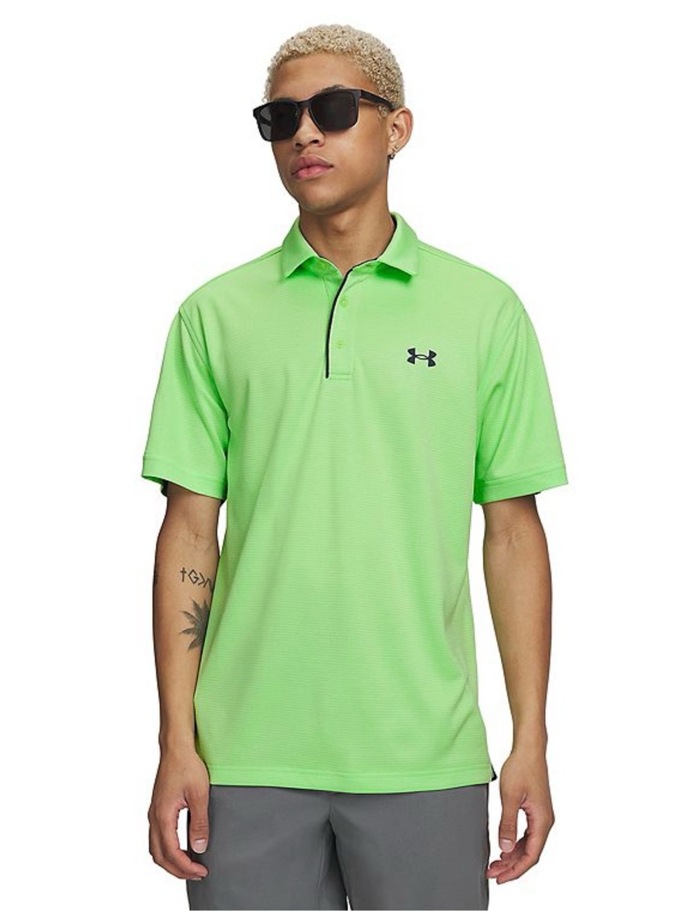Under Armour Men’s Neon Green Performance Polo
